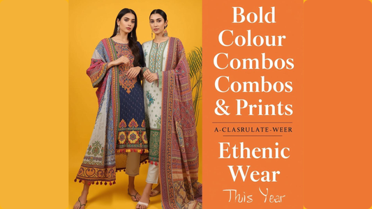 🎨 Vibrant Prints & Colours: Bold Colour Combos & Prints in Ethnic Wear This Year