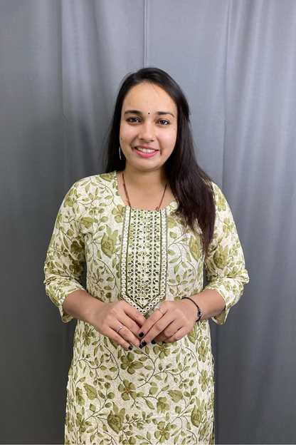 Pocket-Friendly Daily Wear Cotton Kurti Pant Dupatta Set Regular price